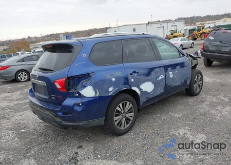 2019 Nissan Pathfinder Sl z USA, uszkodzony, nr VIN 5N1DR2MM3KC612822